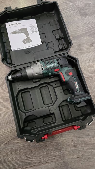 Aparafusadora para gesso_parkside 20v