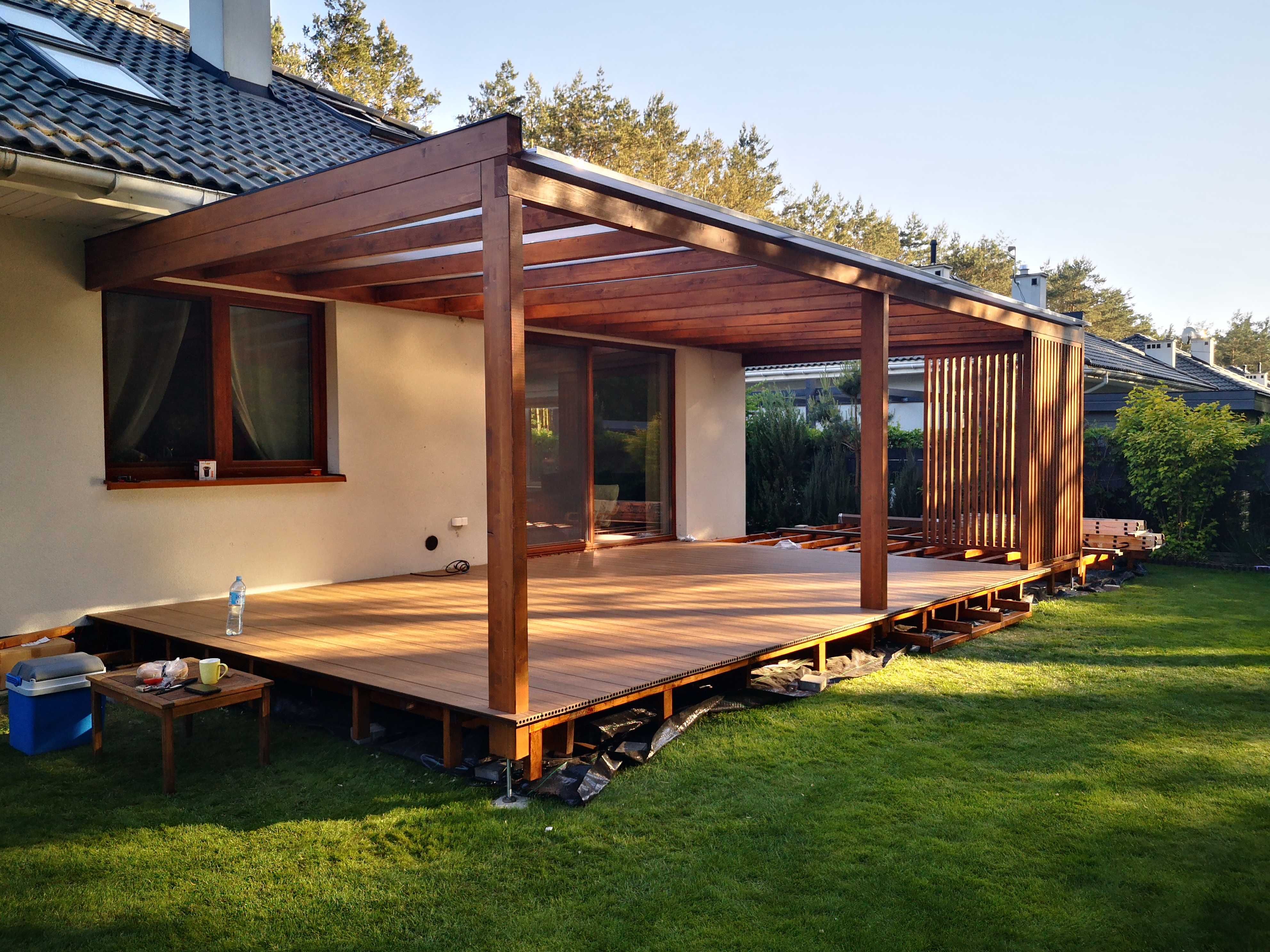 pergola 4x5m/ zadaszenie tarasu/zadaszenie/wiata/roleta