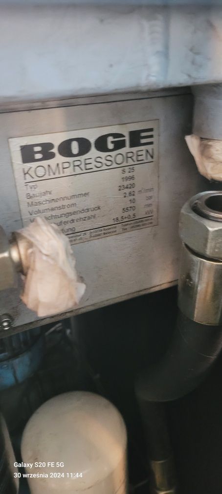 2 x BOGE s25 kompresor sprężarka śrubowy