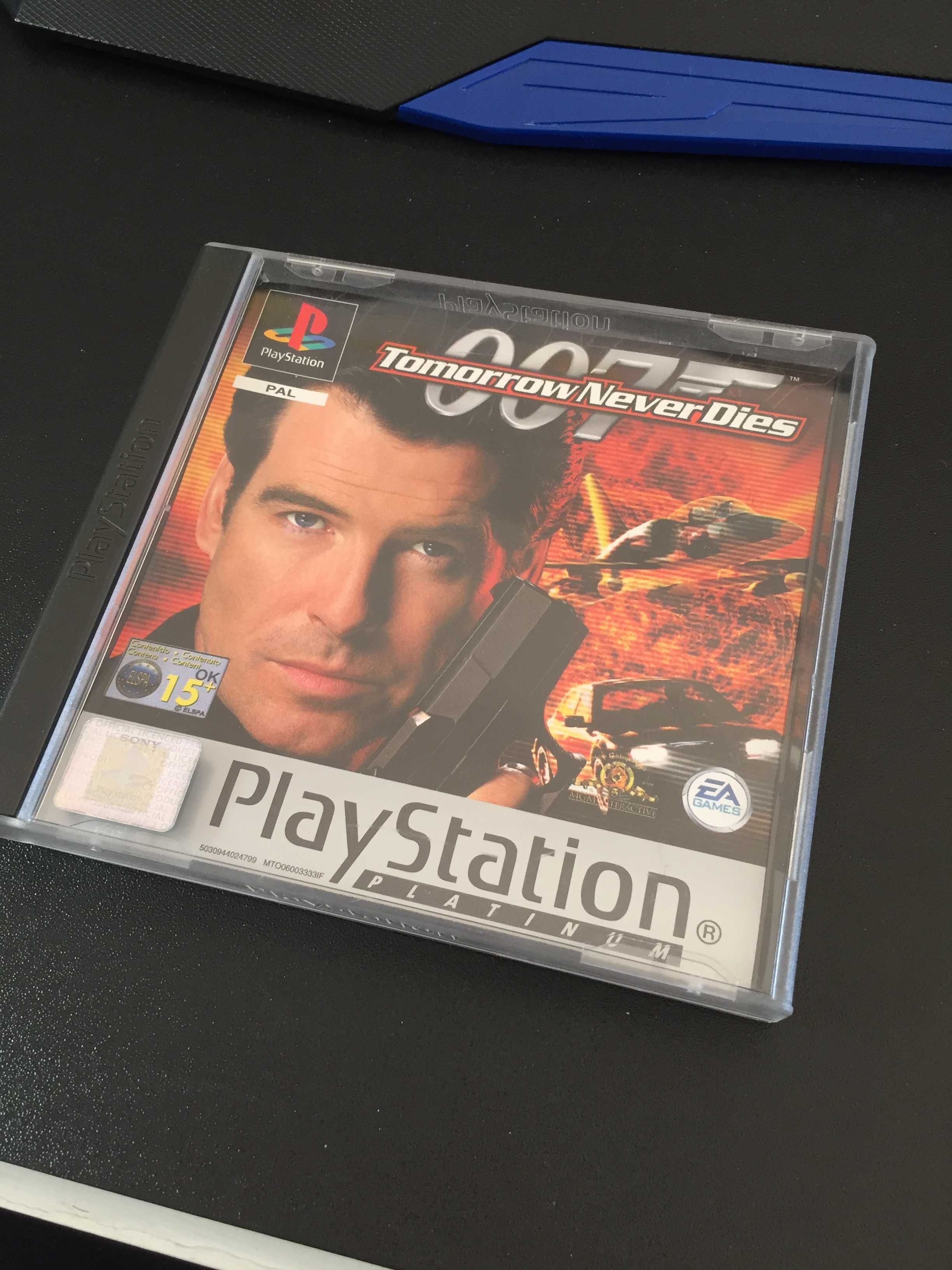 007 Tomorrow Never Dies (Platinum) - PS1 - Completo/excelente estado