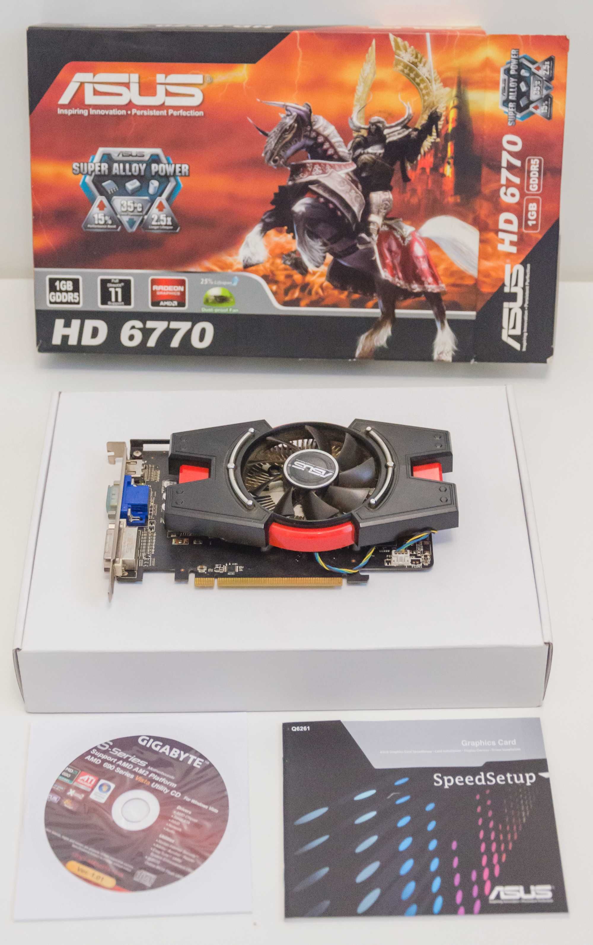 ASUS Radeon HD6770 1GB 128bit PCI-E DDR5