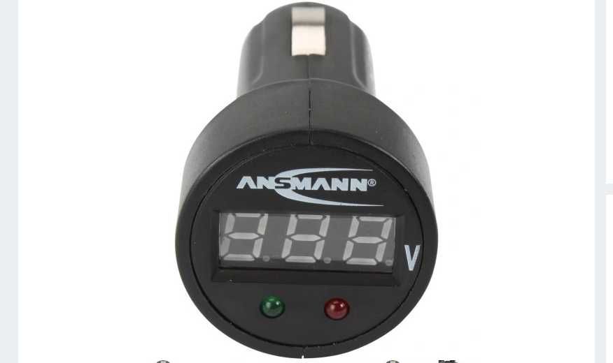 Woltomierz Ansmann PowerCheck12/24V-bl
