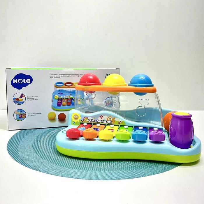 Ксилофон Limo Toy развивающая розвиваюча іграшка музична 26см (9199)