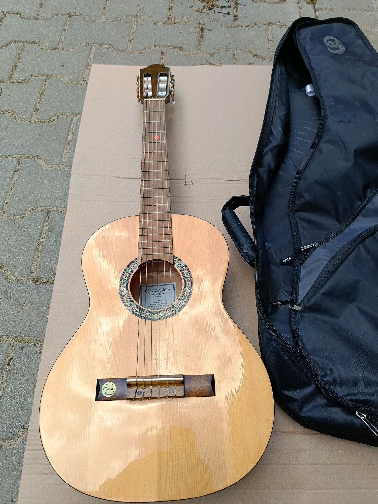 Gitara Klasyczna Classica 3/4 + Pokrowiec Ritter możliwa wysyłka