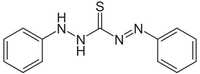 Ditizon, difenylotiokarbazon. do oznaczania Bi, Cd, Co, Pb, Hg, Ag, Au