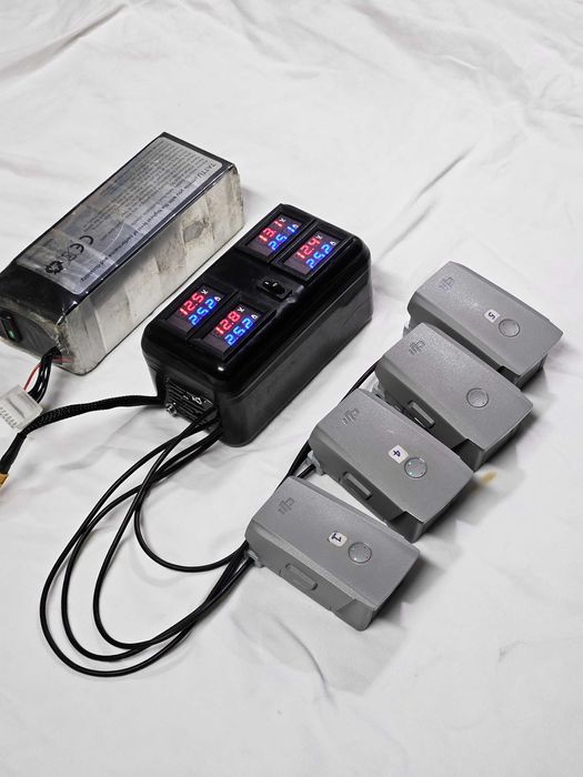 Carregador Baterias DJI AIR a 12V ou 40V