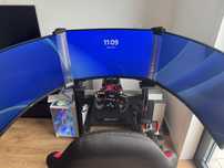 3 x samsung odyssey G5 32” + Asus rog bezel free + suportes