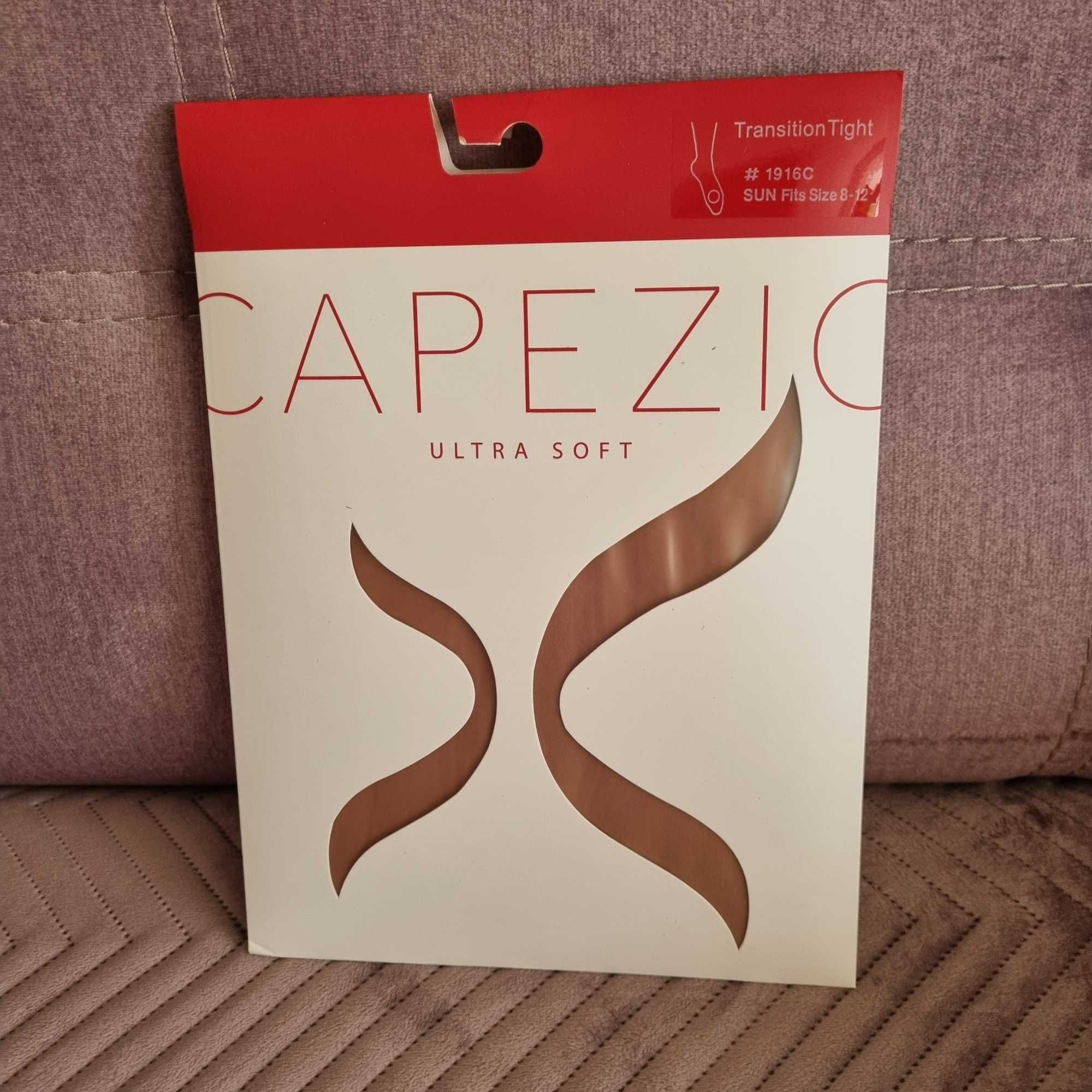 Rajstopy taneczne dziecięce Capezio 8-12 lat ze stopą lub bez stóp