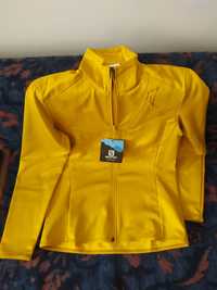 Salomon bluza Lemon curry midlayer jacket veste