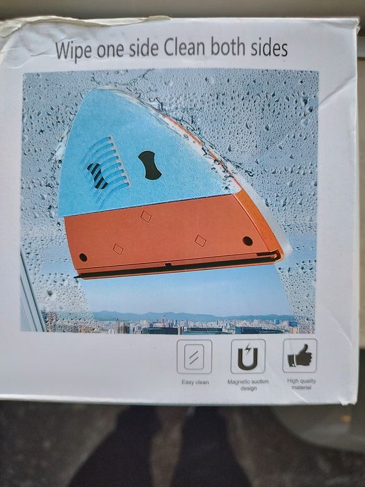 Limpeza de vidros magnético