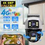 Kamera 8MP 4G LTE(karta sim), Lan(RJ45),10x zoom+ KartaSD64GB 4K