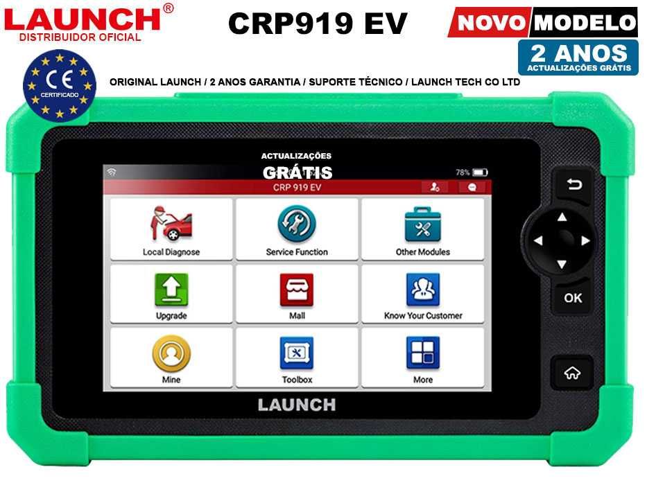 Launch CRP919 EV Maquina Diagnostico Elétricos Original PT (NOVO)