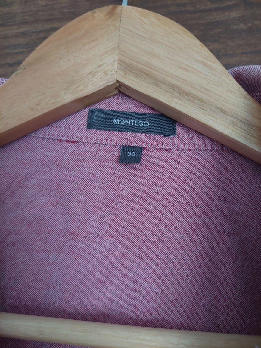 Różowa koszula wizytowa Montego 38 /M (Peek & Cloppenburg)