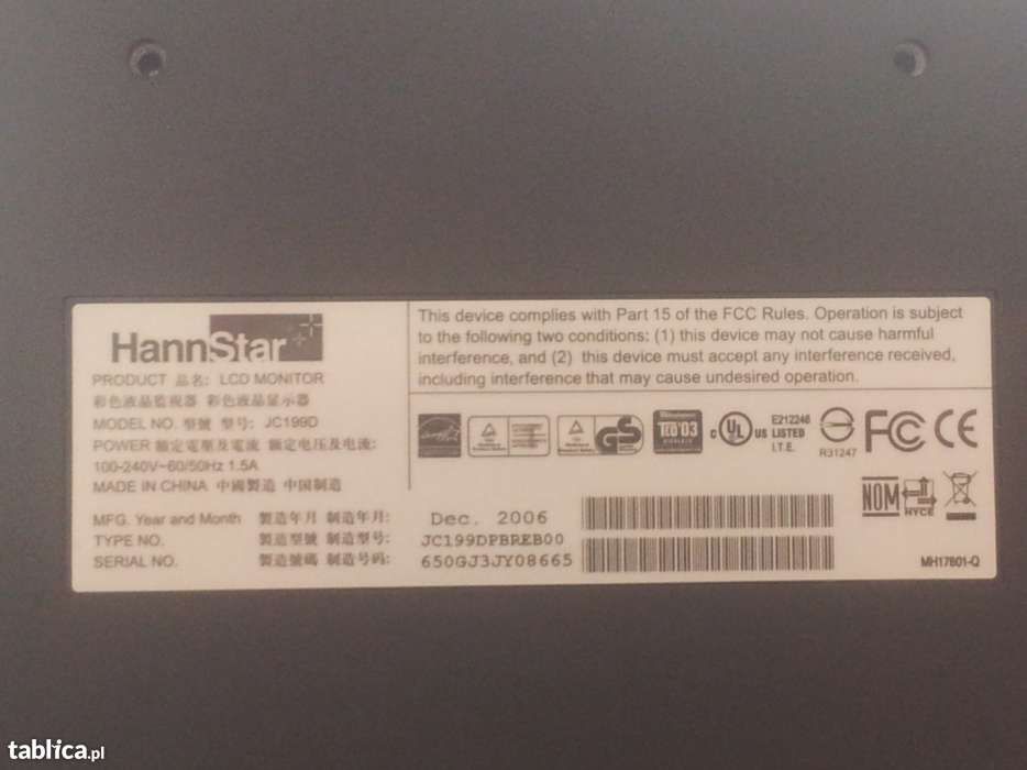 Monitor do komputera