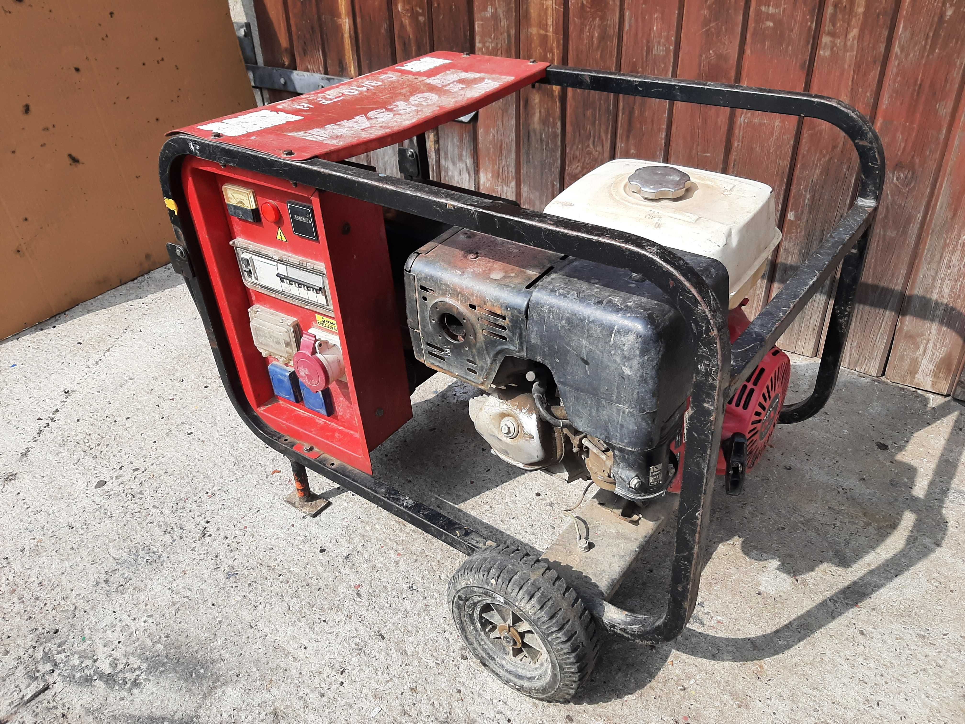 Agregat prądotwórczy Generator prądu GESAN G 8/10 TFH  HONDA 3 FAZOWY