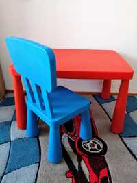 Zestaw mebli dla dzieci (stoliczek+krzesło) IKEA.