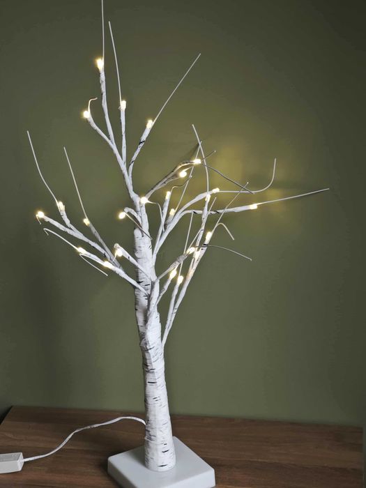 Lampka Drzewko brzoza świecące LED