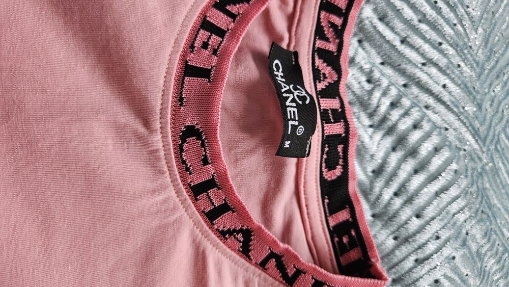 T-shiert gucci pudrowy róż