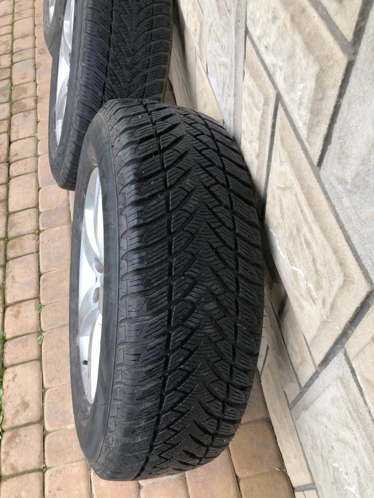 Kola 17 cali audi q5 Z oponami zimowymi goodyear 6-7 mm