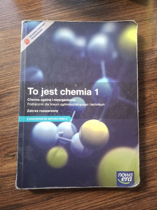 Podręcznik chemia 1 zakres rozszerzony