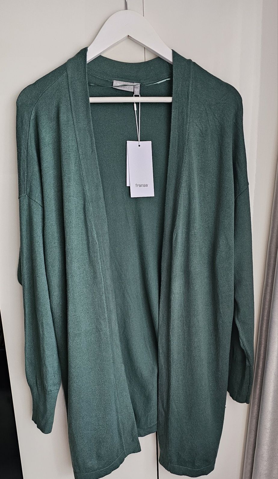 Kardigan Fransa zielony r.XL Nowy