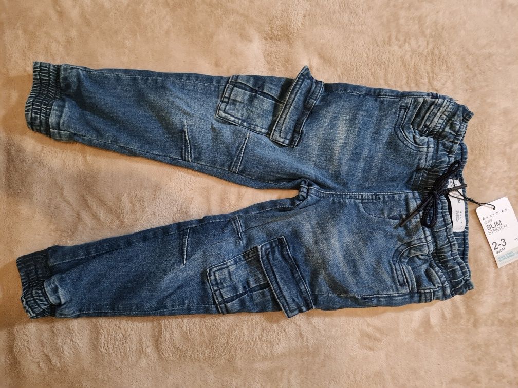 Штани джинси на хлопчика 2-3 роки, 98см, нові, стрейчеві,