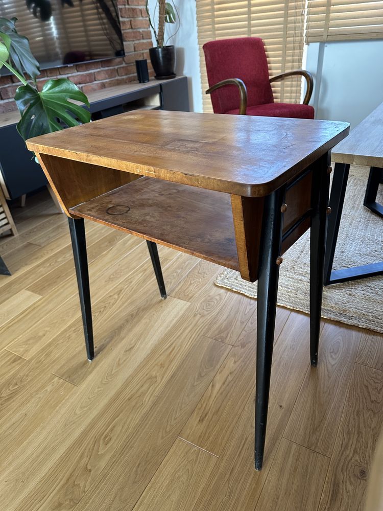 Stolik prl retro vinrage stary rtv