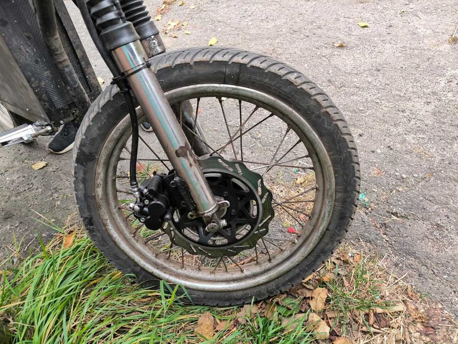 Електробайк на базі Мінськ 125 (4кВт АКБ, 3 кВт прямоприводний мотор)