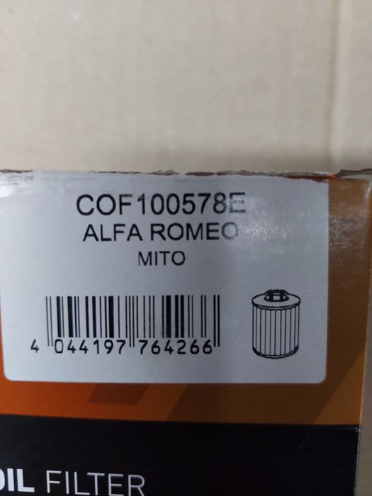 Фільтр масляний двигуна FIAT DOBLO / ALFA ROMEO COF100578E