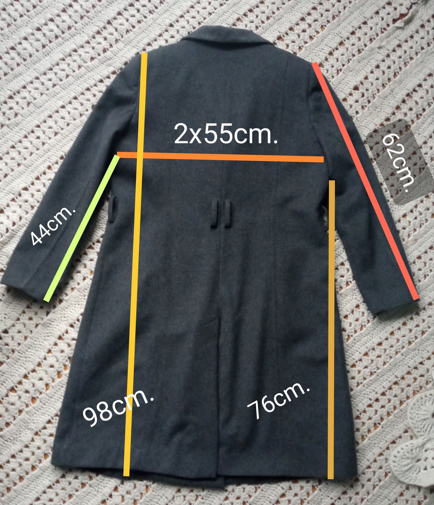 Markowy płaszcz - MNG - r: XL