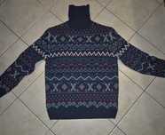 Sweter golf firmy SINSAY r.XL świąteczny,  zimowy