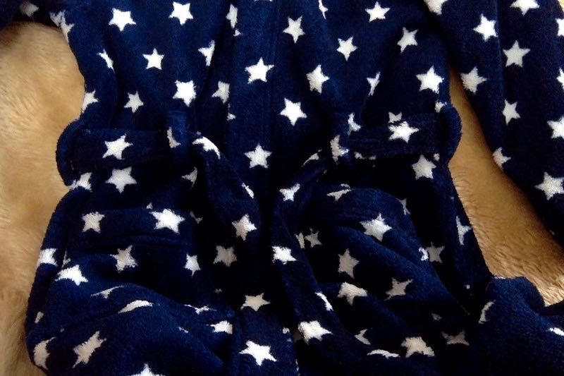 Szlafrok polarowy Name It na 5 - 6 lat 116 cm.