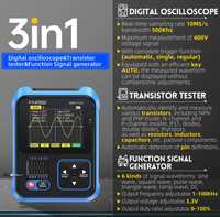 FNIRSI-TC3 - осцилограф / тестер компонентів / генератор сигналів