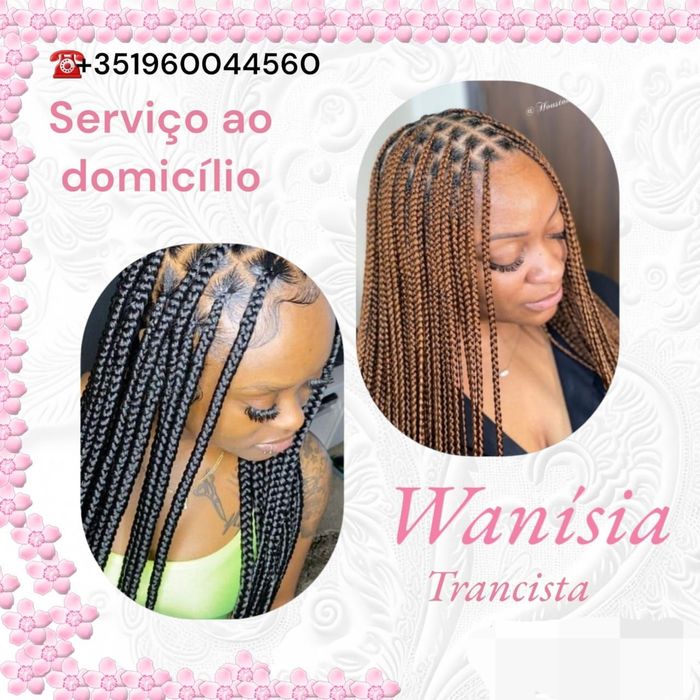 Faço Tranças africanas com qualidade ,partir de  40 euros