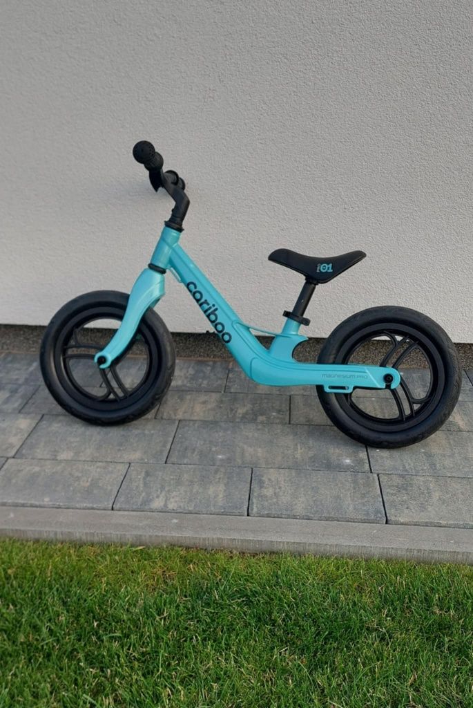 Rowerek biegowy Cariboo Magnesium Pro - kolor miętowy
