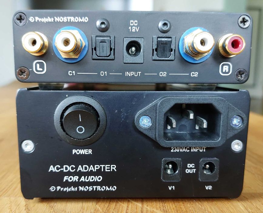 DAC Nostromo Wolf-2 - zasilacz liniowy Hades - MUSES03 - gwarancja