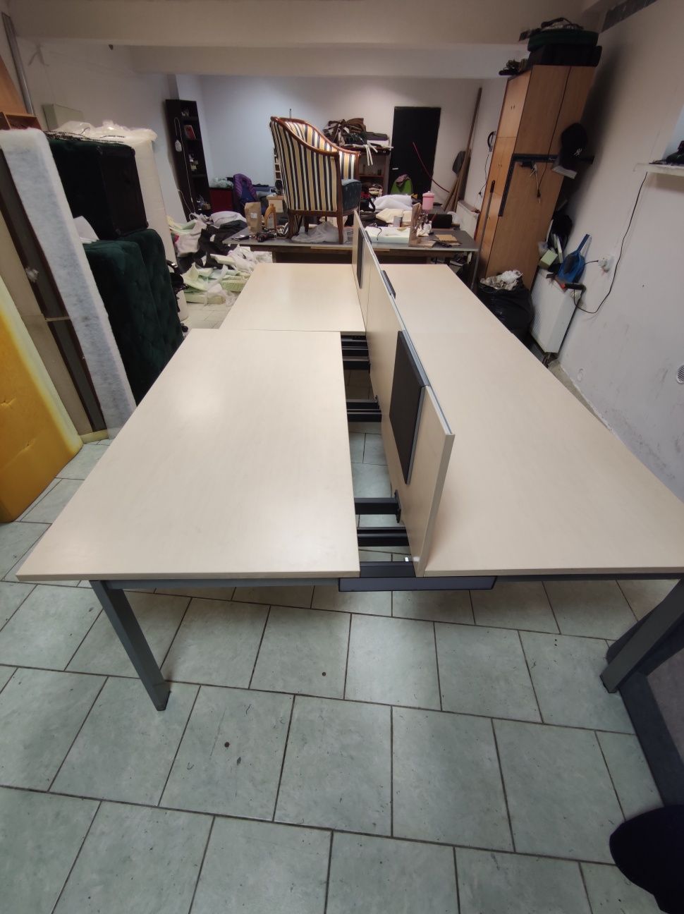 Stoły biurowe bench 160x320 i inne – używane, solidne, wyciągany blat