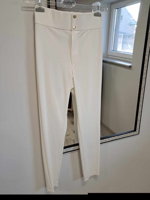 Legginsy białe La blanche S36