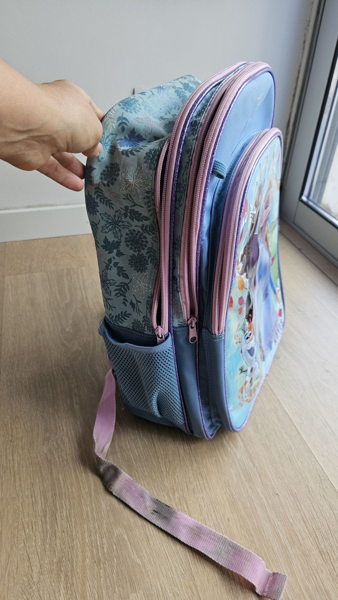 Mochila escola frozen e lancheira