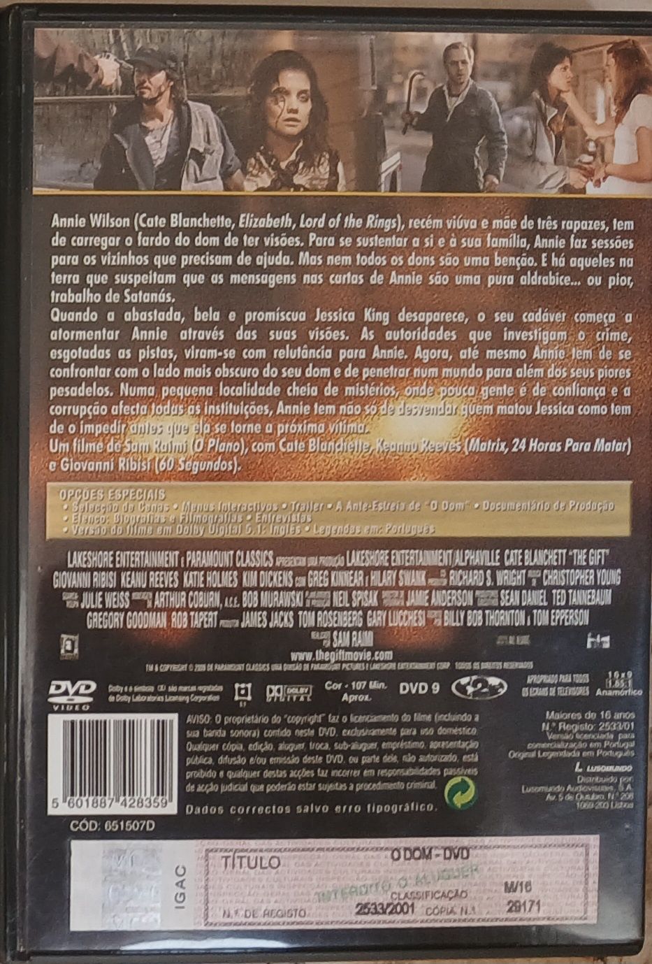 DVD The Gift O Dom