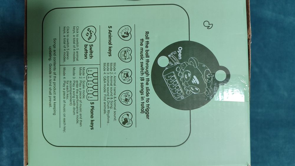 музичне піаніно тигрик інтерактивний