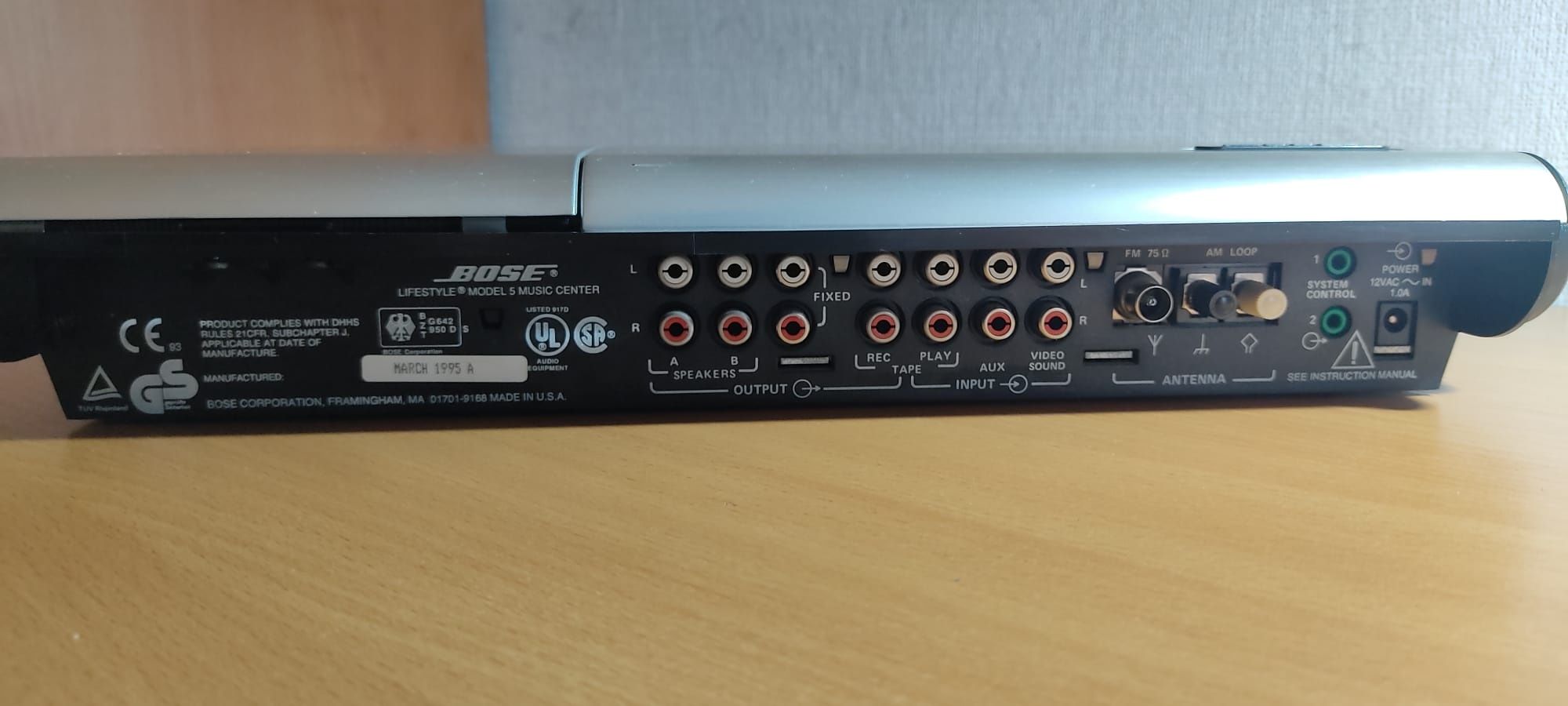 System głośników Bose acoustimass 9, 5 głośników. BRAK KABLI/PILOTA