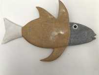 Peixe em mármore