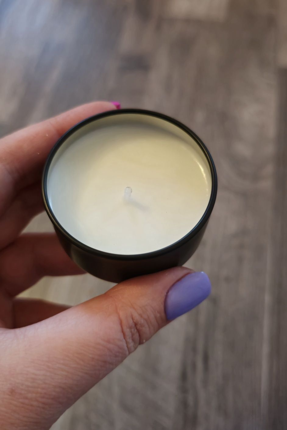 Naturalna świeca sojowa lawendowa 30g świąteczna Wielkanoc prezent