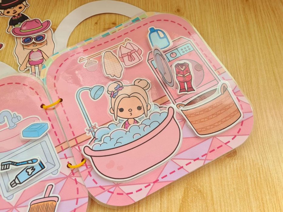 Книга Тока бока барбі, гра на липучках