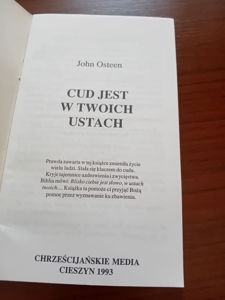 Cud jest w twoich ustach John Osteen