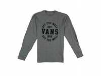 Vans longsleeve długi rękaw logo unikat szara M L