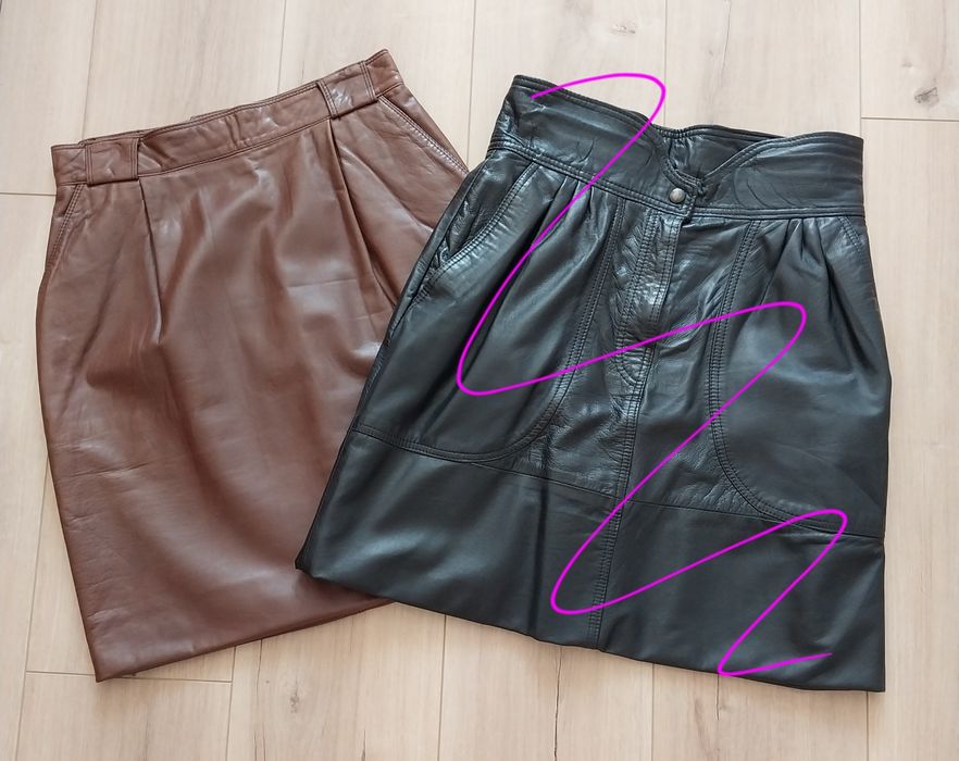 Шкіряні спідниці.