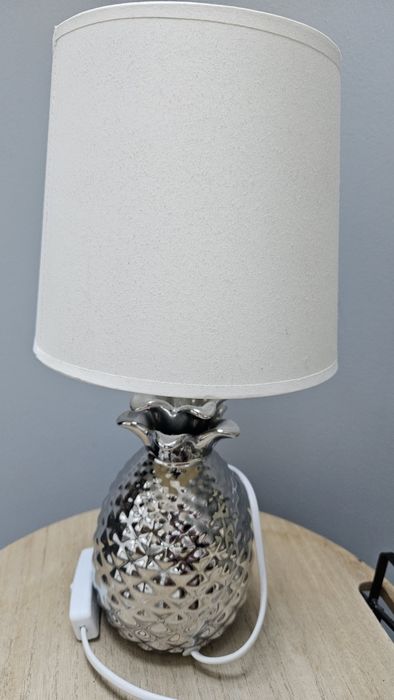 Lampka nocna ananas srebrna