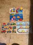 Układanki drewniane puzzle montessori